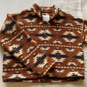 American Eagle Cropped Sherpa